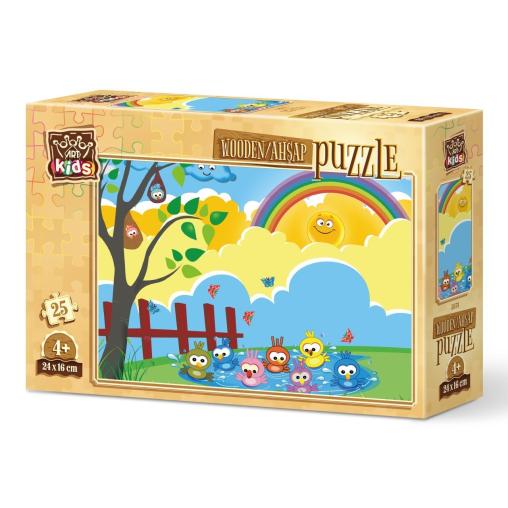 Puzzle de Madera Art Puzzle La Hora del Baño de 25 Pzs