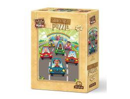 Puzzle de Madera Art Puzzle Lindos Conductores de 100 Piezas