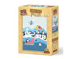 Puzzle de Madera Art Puzzle Lindos Pingüinos de 25 Pzs