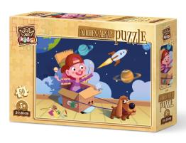 Puzzle de Madera Art Puzzle Pequeño Astronauta de 50 Pzs