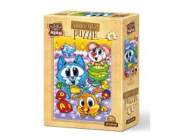 Puzzle de Madera Art Puzzle Pequeños Traviesos de 16 Pzs