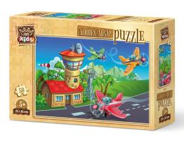 Puzzle de Madera Art Puzzle Pilotos Locos de 50 Pzs