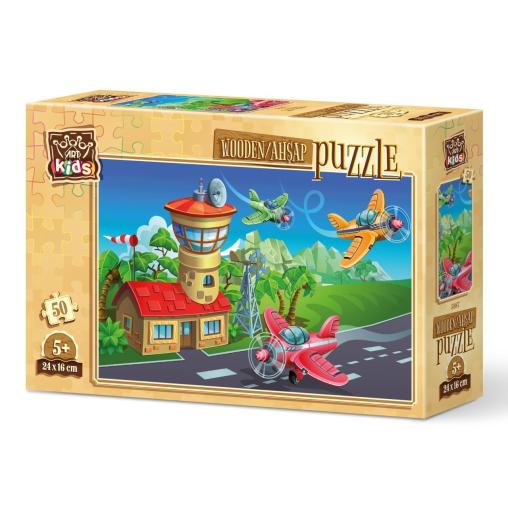 Puzzle de Madera Art Puzzle Pilotos Locos de 50 Pzs