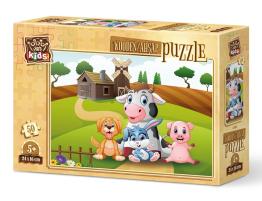 Puzzle de Madera Art Puzzle Posando en la Granja de 50 Pzs