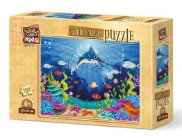 Puzzle de Madera Art Puzzle Tráfico Oceánico de 100 Piezas