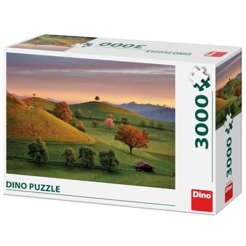 Puzzle Dino Amanecer de Cuento de Hadas de 3000 Piezas