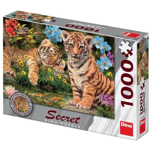 Puzzle Dino Cachorros de Tigre de 1000 Piezas