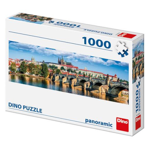 Puzzle Dino Castillo Hradcany de Dñia, Praga de 1000 Piezas