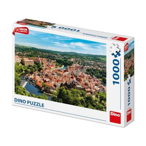 Puzzle Dino Ciudad Cesky Krumlov de 1000 Piezas