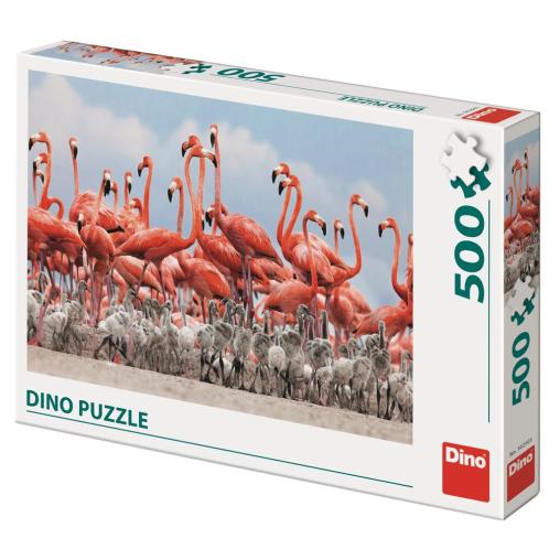 Puzzle Dino Flamencos de 500 Piezas