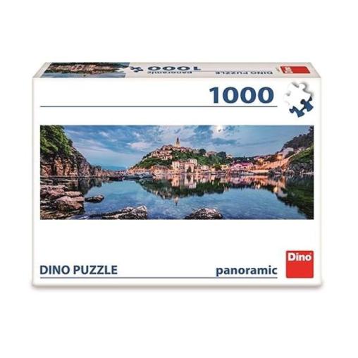 Puzzle Dino Isla de Krk, Croacia Panorámico de 1000 Pzs