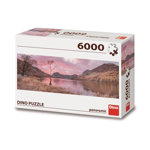 Puzzle Dino Lago en las Montañas de 6000 Piezas