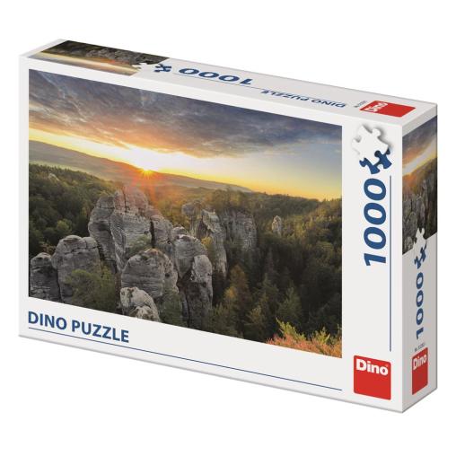 Puzzle Dino Las Montañas Rocosas de 1000 Piezas