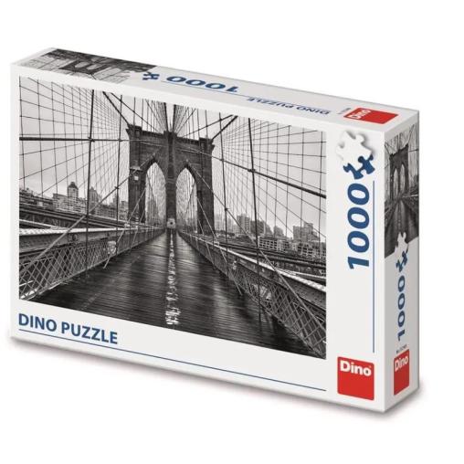 Puzzle Dino Nueva York en Blanco y Negro de 1000 Piezas