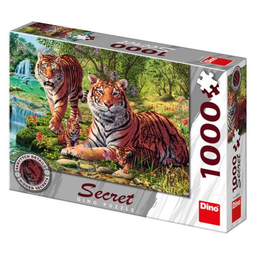 Puzzle Dino Tigres de Bengala de 1000 Piezas