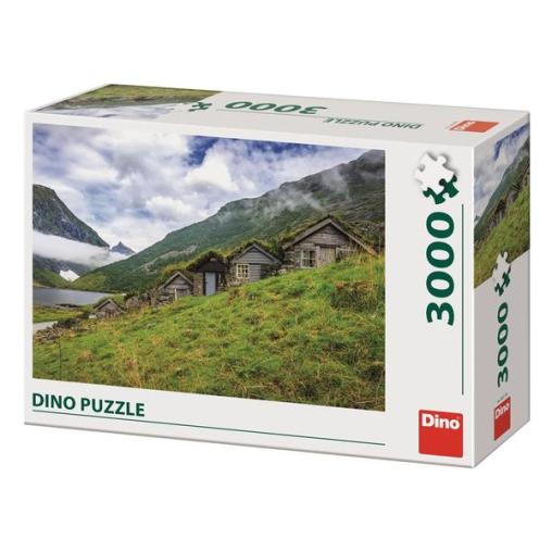 Puzzle Dino Valle de Norangsdalen de 3000 Piezas