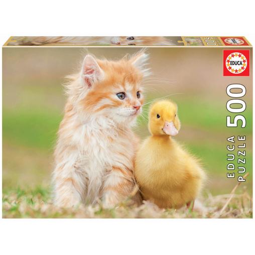 Puzzle Educa Amigos Adorables de 500 Piezas