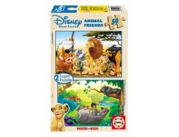 Puzzle Educa Animal Friends 2 x 50 pièces