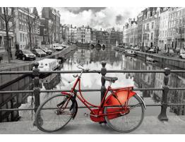 Puzzle Educa Amsterdam, Le vélo rouge 1000 pièces