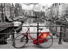 Puzzle Educa Amsterdam, Le vélo rouge 3000 pièces