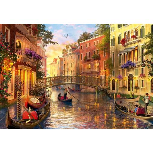 Puzzle Educa Coucher de soleil à Venise 1500 pièces