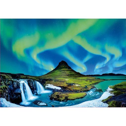 Puzzle Educa Aurora Boreal, Islandia de 1500 Piezas