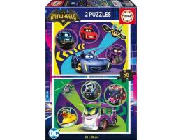 Puzzle Educa Batwheels de 2 x 20 Piezas