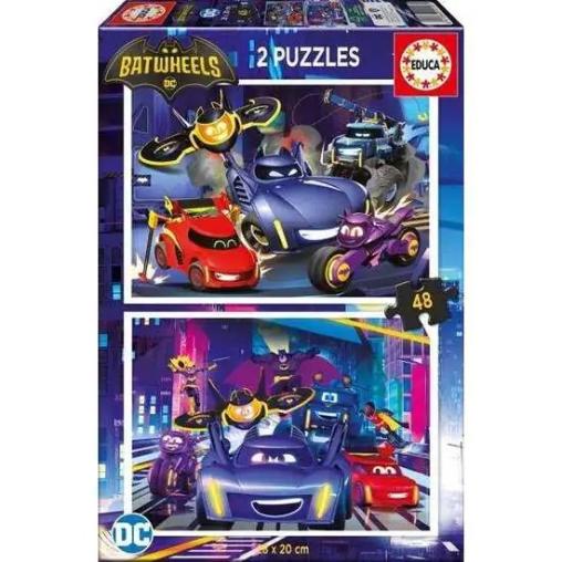 Puzzle Educa Batwheels de 2 x 48 Piezas