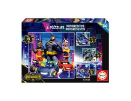 Puzzle Educa Batwheels Progresivo 12+16+20+25 Pzs