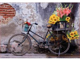 Puzzle Educa Bicicleta con Flores de 500 Piezas