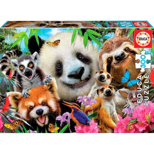 Puzzle Educa Black-Eyed Friends Selfie de 300 Piezas