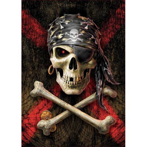 Puzzle Educa Calavera Pirata de 500 Piezas