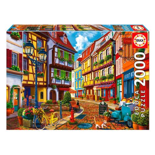 Puzzle Educa Calle Radiante de 2000 Piezas