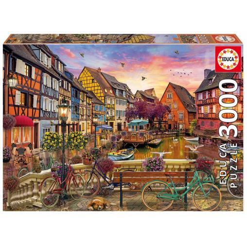 Puzzle Educa Canal de Colmar de 3000 Piezas