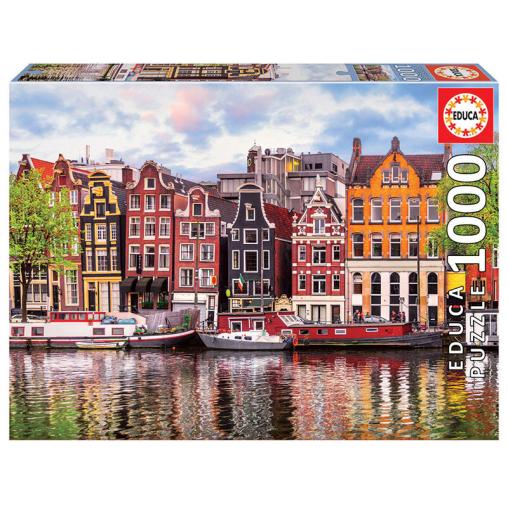 Puzzle Educa Casas Danzantes, Amsterdam de 1000 Piezas