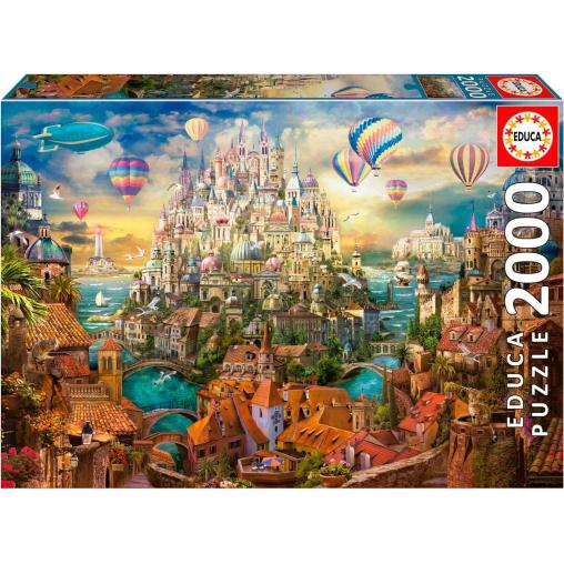 Puzzle Educa Ciudad de los Sueños de 2000 Piezas