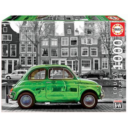 Puzzle Educa Coche en Amsterdam de 1000 Piezas