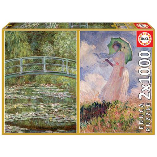 Puzzle Educa Colección Monet de 2 x1000 Piezas