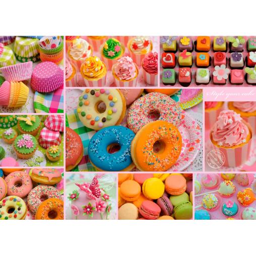 Puzzle Educa Collage de Dulces de 500 Piezas