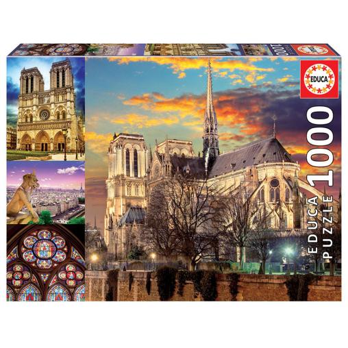 Puzzle Educa Collage de Notre Dame de 1000 Piezas