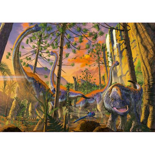 Puzzle Educa Dinosaurios Curiosos de 500 Piezas