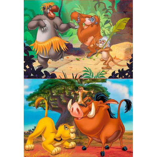 Puzzle Educa Disney Animals 2 x 20 Piezas