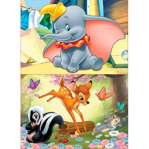 Puzzle Educa Disney Animals de 2 x 16 Piezas Madera