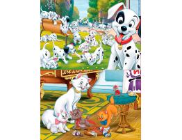 Puzzle Educa Disney Animals de 2 x 25 Piezas Madera