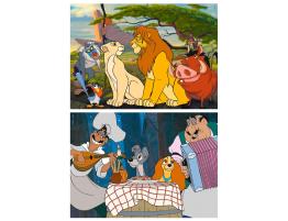 Puzzle Educa Disney Animals de 2 x 48 Piezas