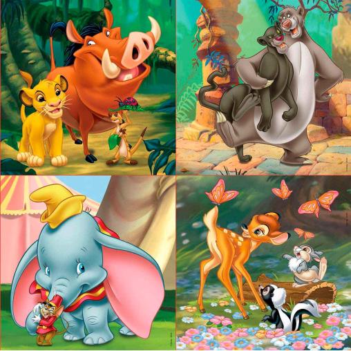 Puzzle Educa Disney Animals Progresivo 12+16+20+25 Pzs