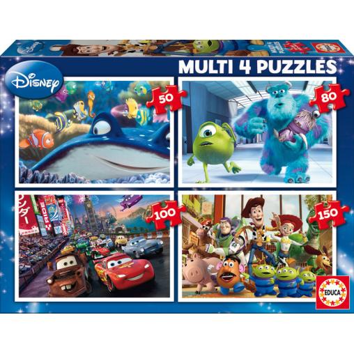 Puzzle Educa Disney Pixar Multi Progressif 50+80+100+150