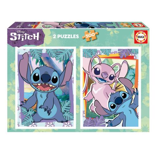 Puzzle Educa Disney Stitch de 2 x 500 Piezas