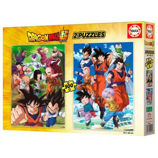 Puzzle Educa Dragon Ball de 2 x 500 Piezas