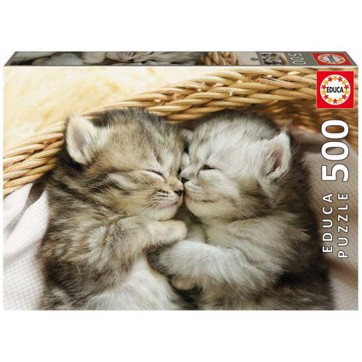 Puzzle Educa Dulces Gatitos de 500 Piezas